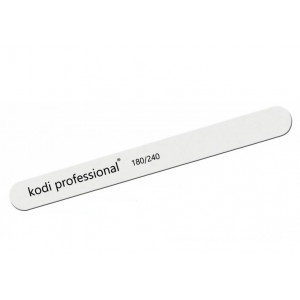 Пилка для ногтей Kodi Professional MINI - 180/240 тонкая серая овал